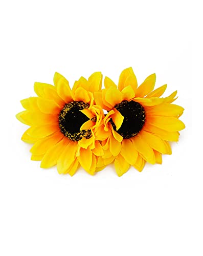 Pinzas para el cabello en forma de girasol, set de 2 piezas miniatura 1