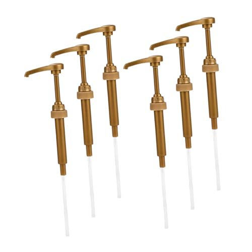 MOLUCKFU Sturdy Pp Material Syrup Pumps Simple Design for Elegant Soap Dispenser Easy to Attach to Bottles