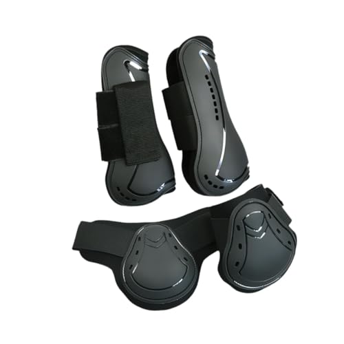 Protections de tendons pour chevaux - Lot de 4 guêtres respirantes taille M