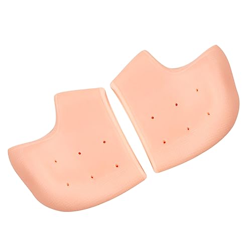 FRCOLOR Heel Socks Foot Care Protector 1 Pair Protective Sleeve Pads for Cracked Heels Comfortable and Elastic