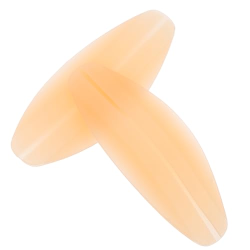 Homoyoyo 2個 シリコンの小さなショルダーパッド シリコンスト パッド 滑り止めショルダーパッド ショルダープロテクターパッド ショルダーパッドスト シリカゲル Beige