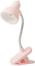 Mini Luminária de Mesa LED com Prendedor - Luz Flexível para Leitura e Trabalho (Branco,S)