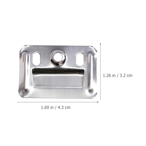 Image of UKCOCO 100pcs Wall Panel Buckle Replacement Stainless Steel Furniture Clamp for Easy Installation and Sturdy Fasteners Smooth Edges for Use for Home Decor and Furniture Assembly