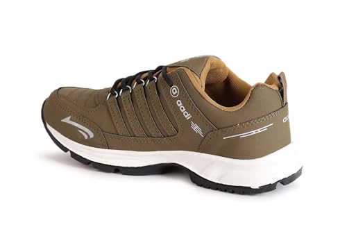 Image of AADI Men's Comfortable Lightweight Synthetic Leather Running, Walking & Gym Casual Sports Shoes
