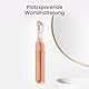 Oclean Ease elektrische Zahnbürste Orange, USB-Ladung Zahnbürste mit 3 Bürstenköpfen, Tragbare Schallzahnbürste für Reisen, Sonic Electric Toothbrush mit Timer, 2 Putzmodi, Wandhalterung