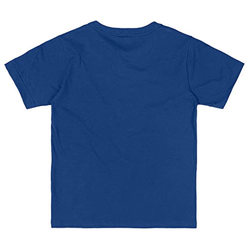 Conjunto camiseta + bermuda moletom leve Marisol Play meninos, Azul escuro, 4