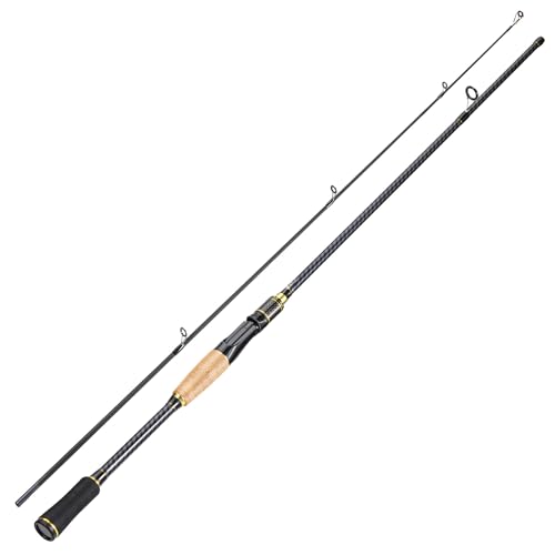 Sougayilang Caña de Pescar Compuesta de Carbono y Fibra de Vidrio 2 Piezas para Spinning 6'0" miniatura 2