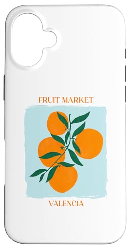 Vintage Fruit Orange Flower Botanical Cottagecore Fruit �X�}�z�P�[�X iPhone 16 Plus �p