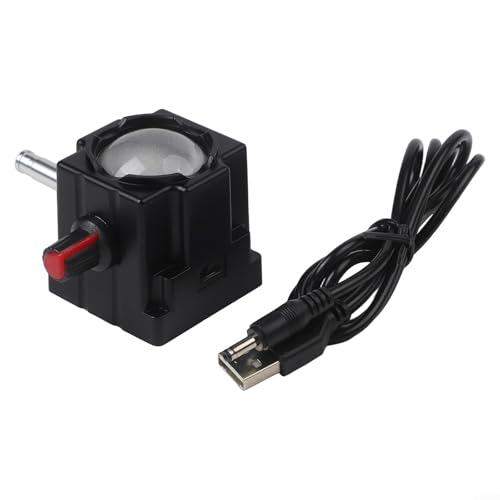 DAZZLEEX Lampe LED Microscope USB Blanc Luminosité Réglable Source de Lumière pour Microscope Biologique Stéréo et Vidéo Microscopes Vidéo Design Compact ABS avec Câble USB Économie d'énergie S (A)