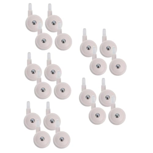 Roues pour poussette universelles et silencieuses pour trotteur bébé, lot de 20