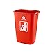 ZYLEDW Bidoni Della Spazzatura, Immondizia Lattina Di Cestino per Uso Domestico Di Grandi Dimensioni Casala Di Grandi Dimensioni e Riciclaggio Di Riciclaggio per il Riciclo/Red/45L/17.7 Gallons