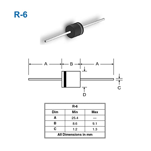 (Pack Of 10 Pieces) Chanzon 20Sq045 Schottky Barrier Rectifier Diodes 20A 45V R-6 Axial 20 Amp 45 Volt #TOP2