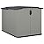 Suncast Glidetop Horizontal Outdoor Storage Shed with Pad-Lockable Sliding Lid and Doors, All-Weather Shed for Yard Storage, 57.5" W x 79.75" D x 52" H