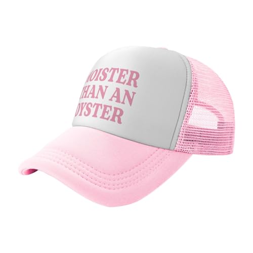 Image of Funny Trucker Hats for Women: Inappropriate Adult Humor Gag,for Bachelorette & Girls Trips | Trendy Pink Summer Caps
