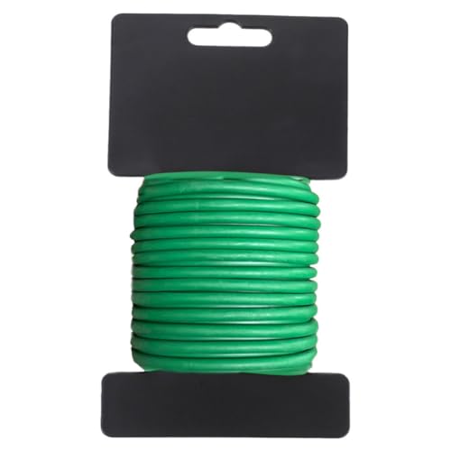 ABOOFAN Collier de Serrage 5Mm X 10M en Fil Souple Plastifié pour Fixation Plantes Grimpantes et Branches, Usage Jardin Extérieur et Agriculture