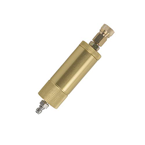 VerRich PCP Hand Pump Air Filter Water-Oil Separator with Female and Male Quick Connect for High Pressure Air Compressor Pump 30Mpa