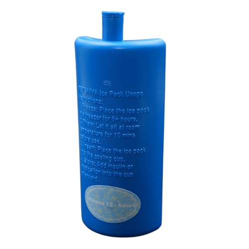 PETSMYA Ice Pack Replacement for Insulin Cooler Travel Case TSA Approved - Freezer Pack for Medication Cooler for Travel, Compatible with Insulin Pen Cooler Travel Case