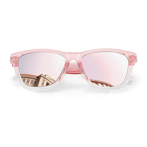 DANAMY Sunglasses Womens Polarized Sunglasses for Women Men Classic Retro Designer Style Trendy Mirrored Sun Glasses