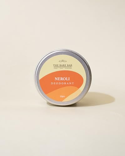 Image of The Bare Bar Neroli Deodorant - 20 gm | Citrus Fragrance| Odor & Sweat Control | Gentle, Natural formula and Chemical free| Good for all skin types | Travel Mini Size Solid Deodorant for Men & Women