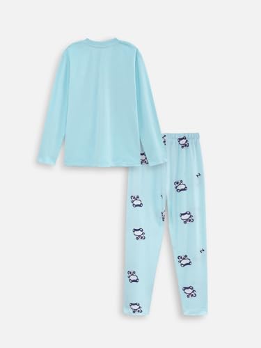 Image of Nap Chief Kids Official Cartoon Characters Full Sleeves Cotton Night Suit for Boys & Girls, Tshirt & Pyjama Set for Sleepwear