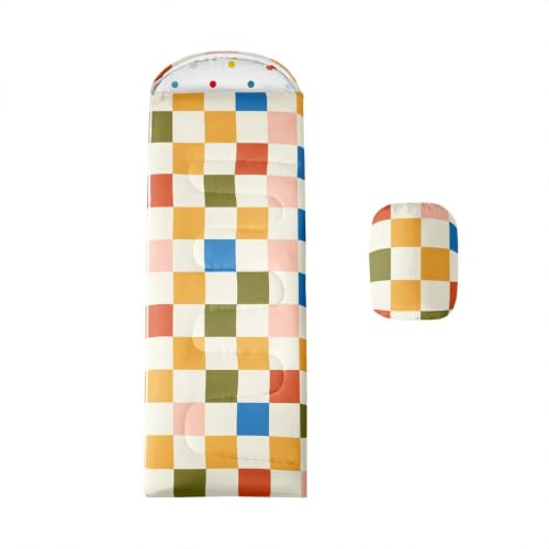 Feelyou Colorful Plaid Sleeping Bags 3 Seasons