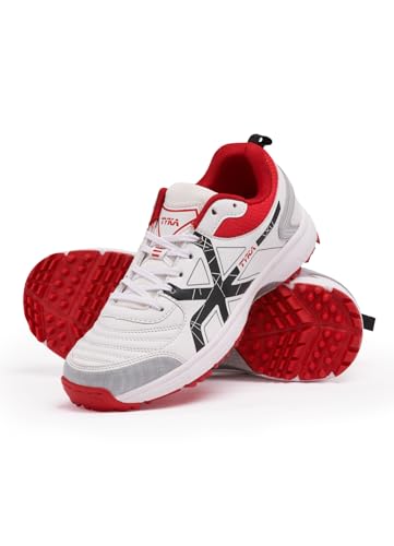 Image of TYKA Stunner-160 Cricket Shoes with Rubber Studs for Men