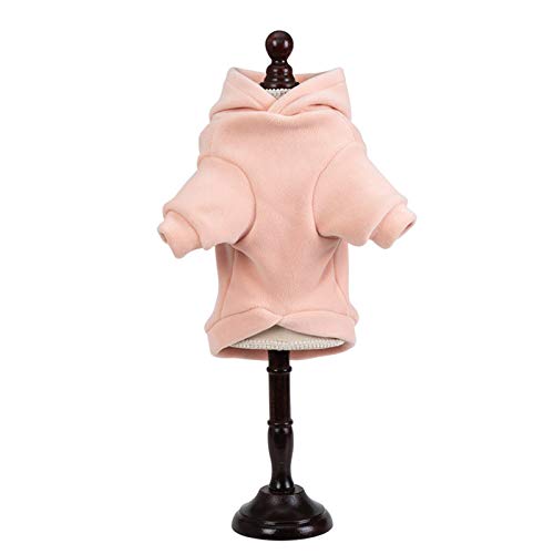 DECDEAL Roupas para animais de estimação Moletons com capuz para cães Pulôver Jaquetas de algodão pa