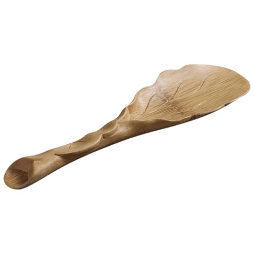DECHOUS Carved Teaspoon Tea Scoop for Tea Ceremony Traditional Tea Tools for Loose Leaf Tea Accessory