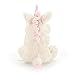 Jellycat Bashful Unicorn Soother Stuffed Animal, 13.5 inches- Security Blanket & Lovey for Babies - Baby Gift