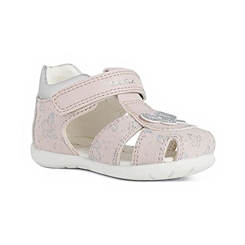 Geox Baby - Mädchen B Elthan Girl Erste Schritte, Lt Rose Silver, 22 EU