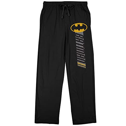 Bioworld Batman Logo Men's Black Sleep Pajama Pants - Main Image