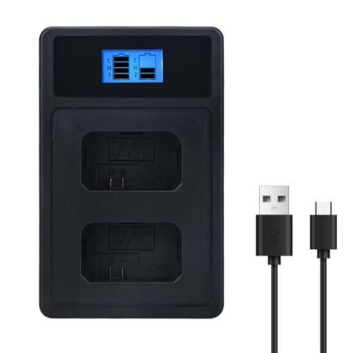 UtsuroiTech NP-FW50 �[�d�� �J�����o�b�e���[�p�[�d�� LCD�d�r�c�ʕ\�� �J�����d�r�[�d�� NEX-3/5/7�V���[�Y�ASLT-A �Y�Aa3000�Aa5000�Aa5100�Aa55�Aa6000�Aa6100�Aa6300�Aa6400�Aa650