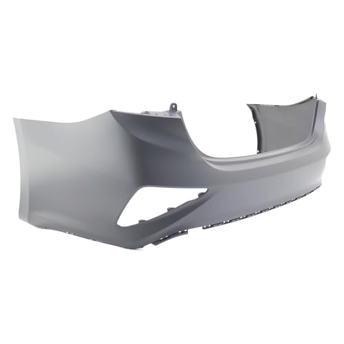 Image of FitParts Compatible with Kia Forte 2019-2021 Rear Bumper Cover | Sedan, Ready to Paint, OEM 86611M7000, KI1100224