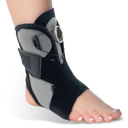 Sprunggelenkbandage, Verstellbare Knöchelbandage Knöchelstütze mit Knauf Stark Stabilisierung Knöchelbandagen für Rechts Links für Verstauchte Knöchel, Sehnenentzündung, Fersensporn