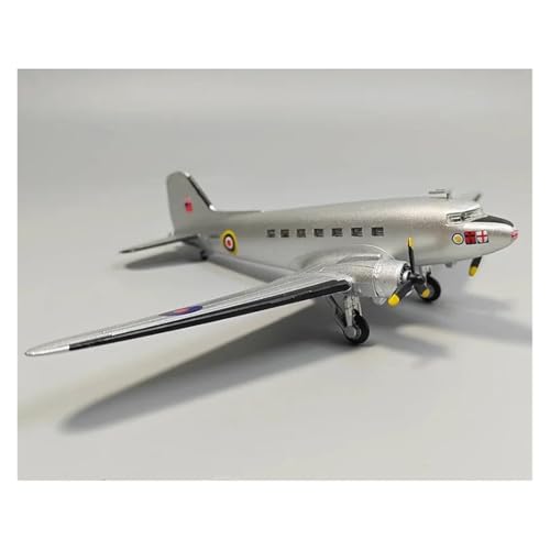 Modelo Douglas C-47 de aleación premium réplica militar a escala 1/144 6