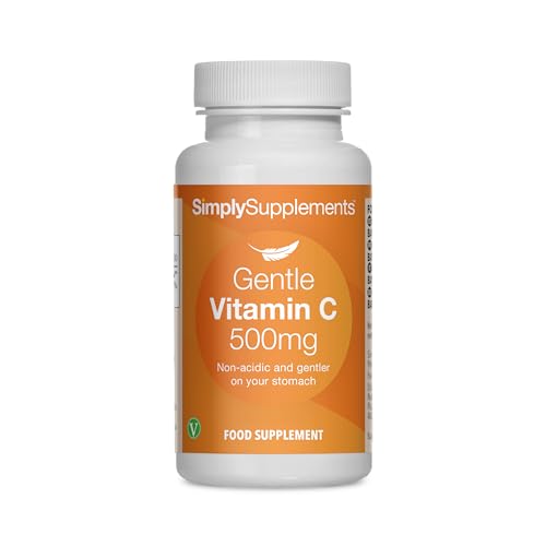 Non Acidic Vitamin C Formulated for Sensitive Stomachs | 120 Capsules = Up to 4 Months of Immune System Support | UK Manufactured (1 Count (Pack of 180))