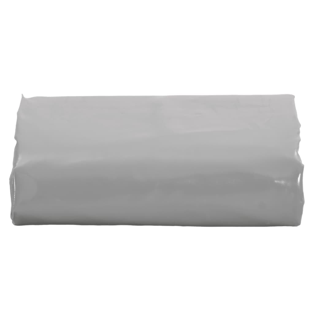 vidaXL Bâche, Couverture de Toit Résistante aux UV, Bâche de Protection pour Meuble de Jardin Remorque Voiture Extérieur, Gris 3x5 m 650 g/m²