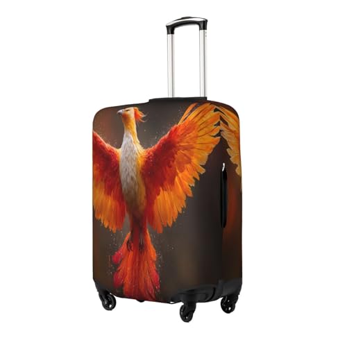 The Red Phoenix Durable Luggage Cover Suitcase Protector Anti-Scratch Luggage Cover Fits 18-32inch Luggage, Black, M2