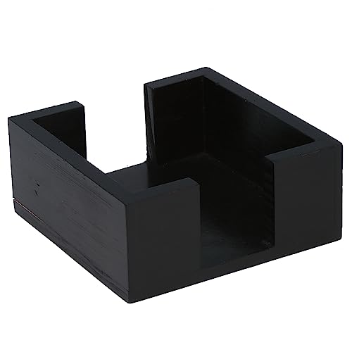 Thirstystone Wooden Coaster Holder with Black Finish Holds 4 Square Coasters