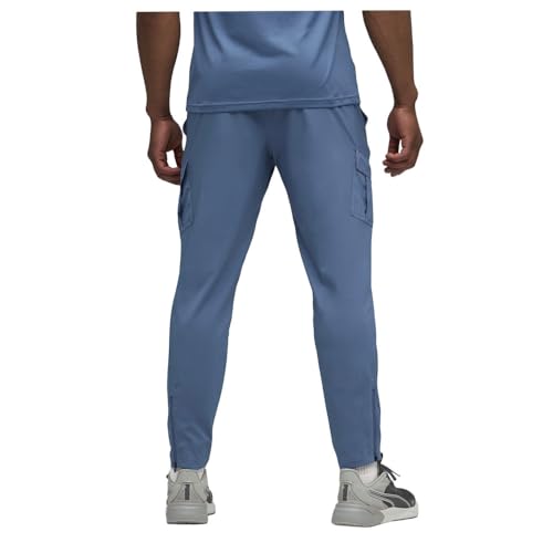 PUMA Mens Train All Day Tech Men Cargo Pants Casual - Blue4