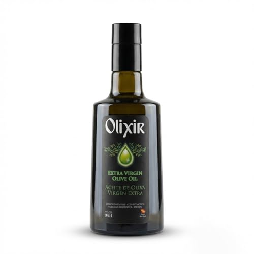 Olixir Aceite de Oliva Virgen Extra DOP Priego de Córdoba 500 ml - Extracción en Frío - Hojiblanca y Picuda - Frutado Intenso
