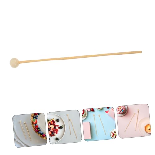 200 Bâtonnets Bois avec Perle pour Cake Pops et Desserts - 8