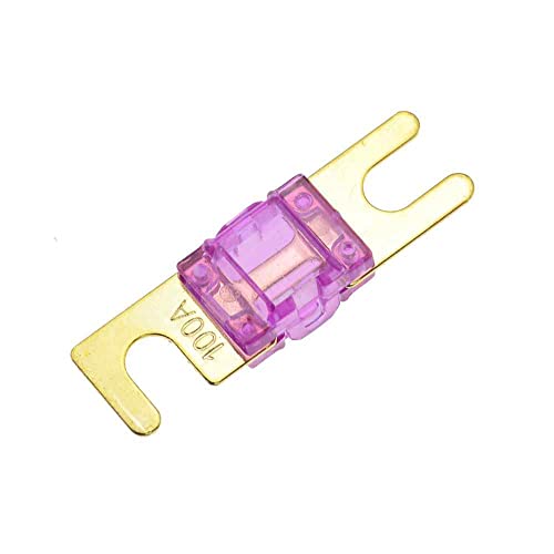 Fusible MIDI Mini ANL Para Vehículo 32V DC Para Sistema Audio - Apto para automóviles, camiones, furgonetas, autobuses, caravanas - 100A
