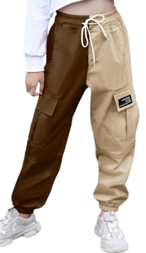 Image of SANGTREE Girls & Womens Drawstring Cargo Jogger Pants,3 Years - Women 3XL