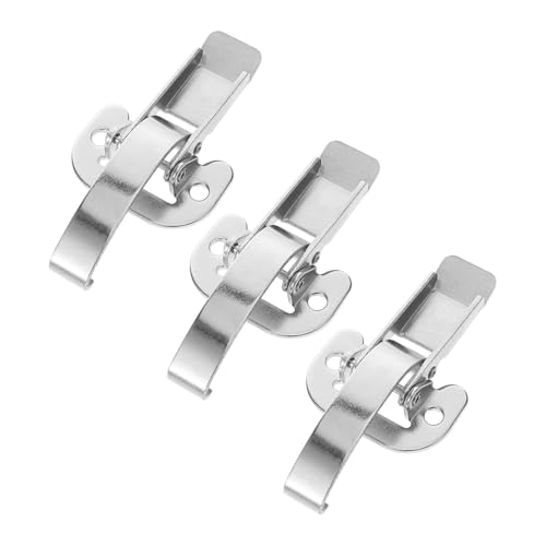 3 Pezzi Chiusura per Scatole Utensili Fibbia Resistente per Armadi e Imballaggi Installazione Facile Elegante e per Industriale