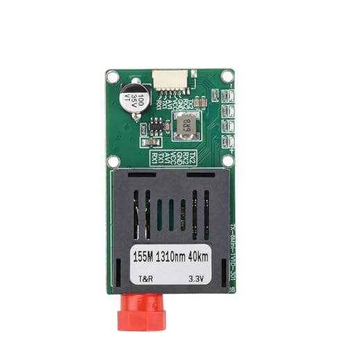 VIDOO Moduł Transceivera Optycznego TTL DC 5,5-26V Interfejs FC RX/TX/AV/VCC/GND dla Dronów Konwerter TTL na Światłowód-Niebo Koniec-40KM