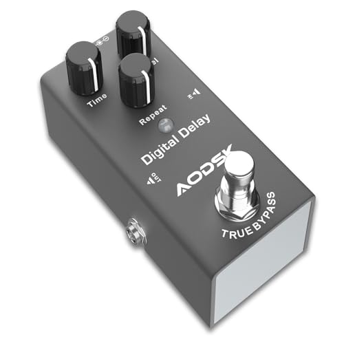 Aodsk AEF Electric Guitar Effect Pedal, Digital Delay cover