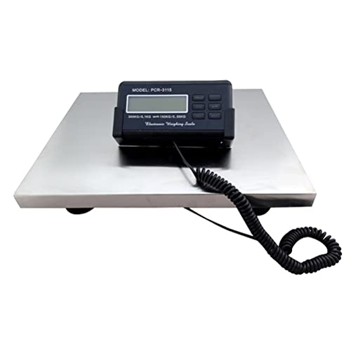 Báscula digital de precio con plataforma de acero inoxidable