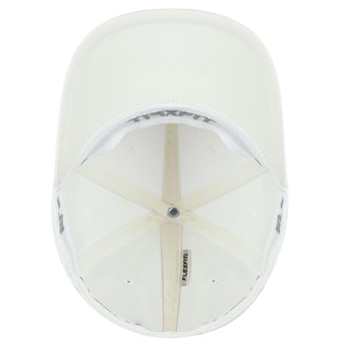 Kangol Nakrycia głowy wełniana czapka baseballowa Flexfit, biały, L