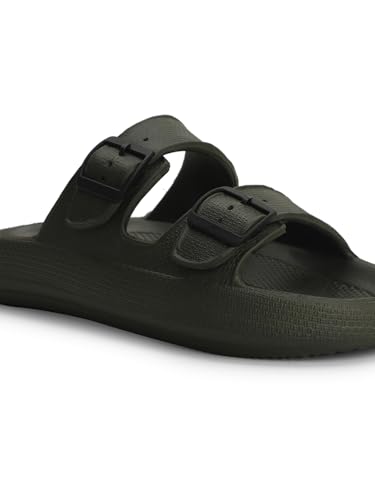 Image of Bata 8712 Venus Slider E Grey Casual Mule Slip-On Thong Slipper for Men